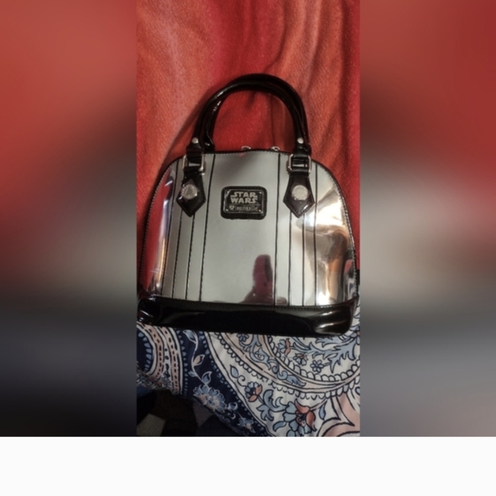 Star Wars Black and Silver Women's Bag